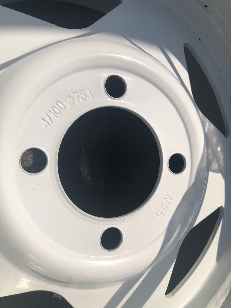 esb ESB TC01 15㌅ホワイト てっちん5スポークホイールセット2本