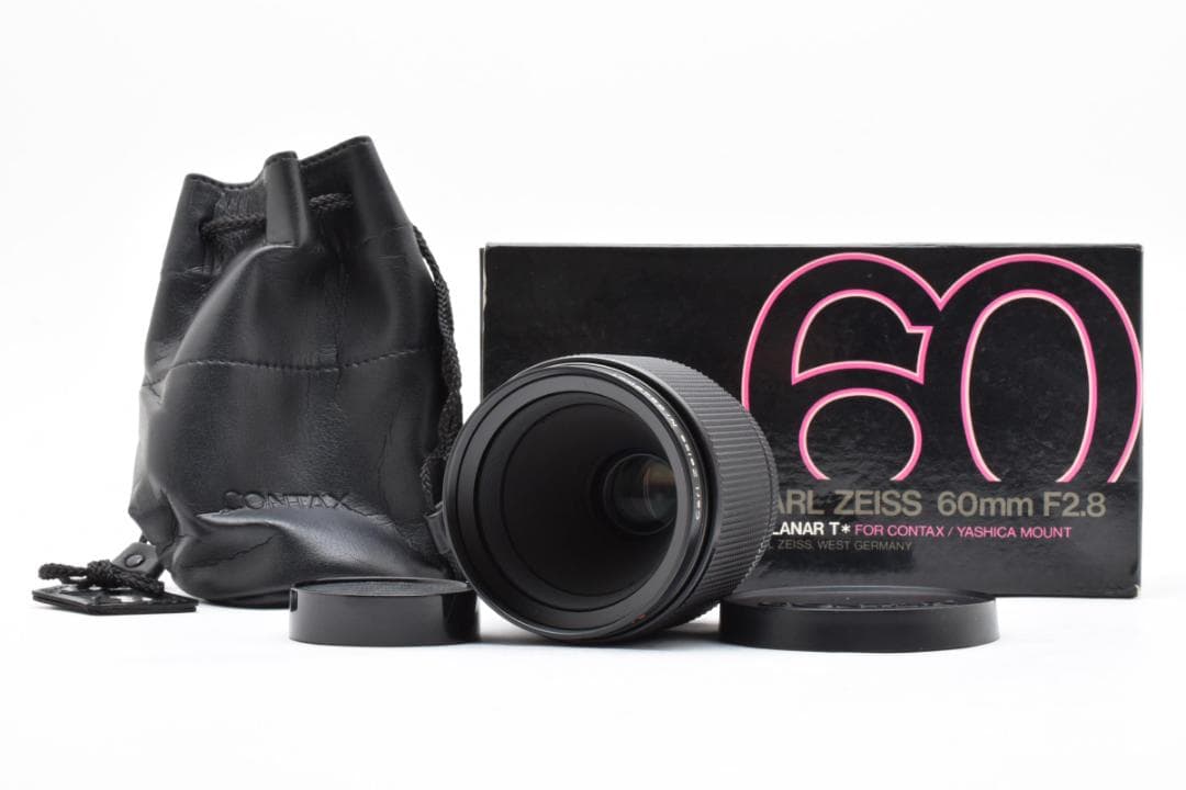 ★極上品★コンタックス planar 60mmf2.8 AEG元箱付き#1292