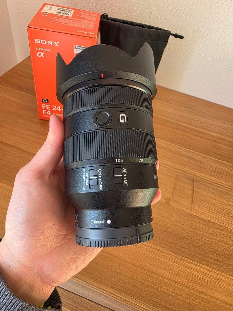 ソニーFE24−105MM F4Gレンズ