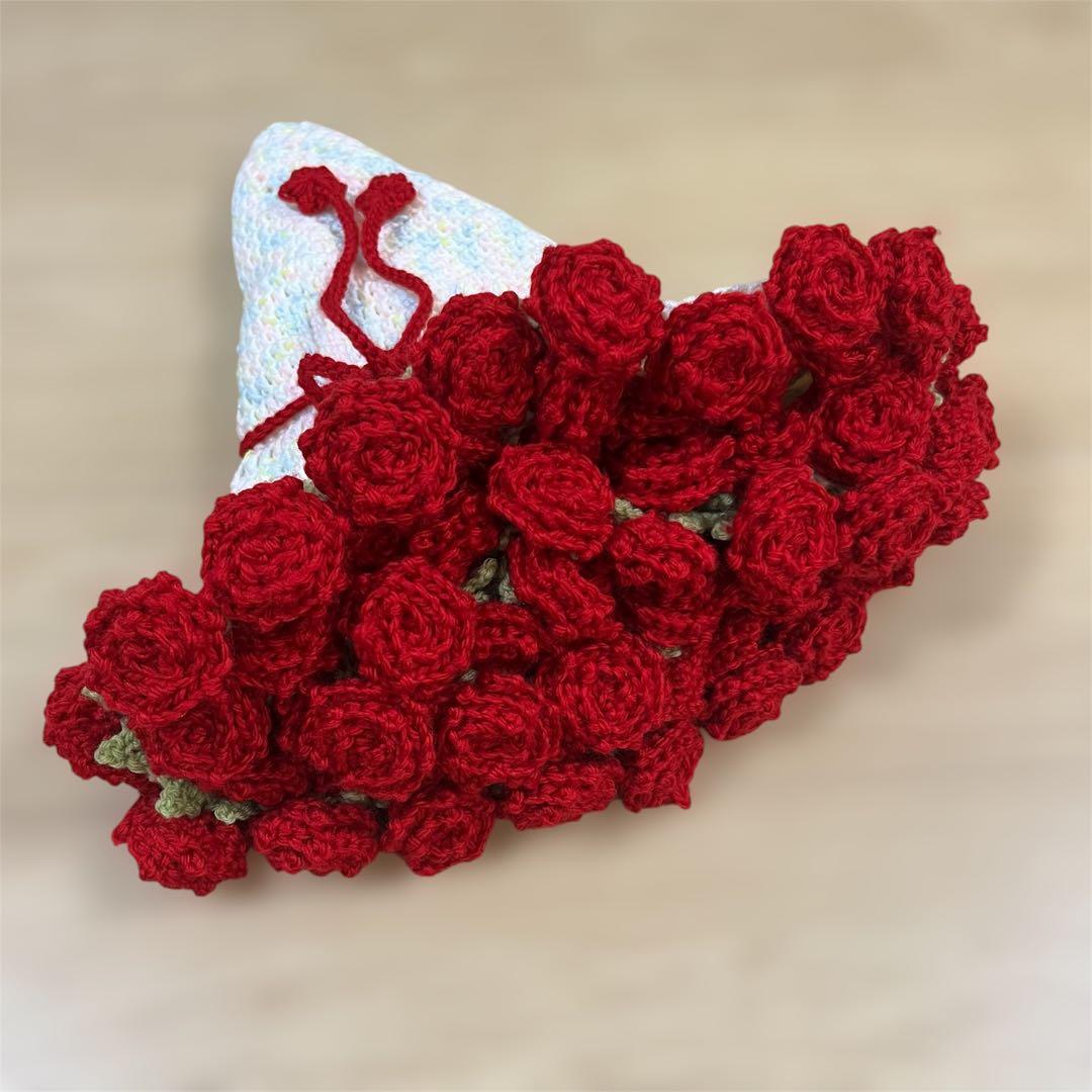 花束ブランケット　ローズ