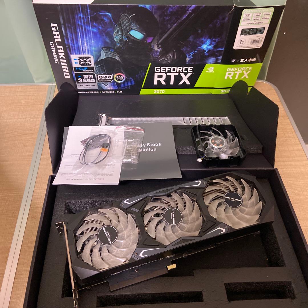 グラフィックボード・グラボ・ビデオカード GALAKURO GeForce RTX 3070