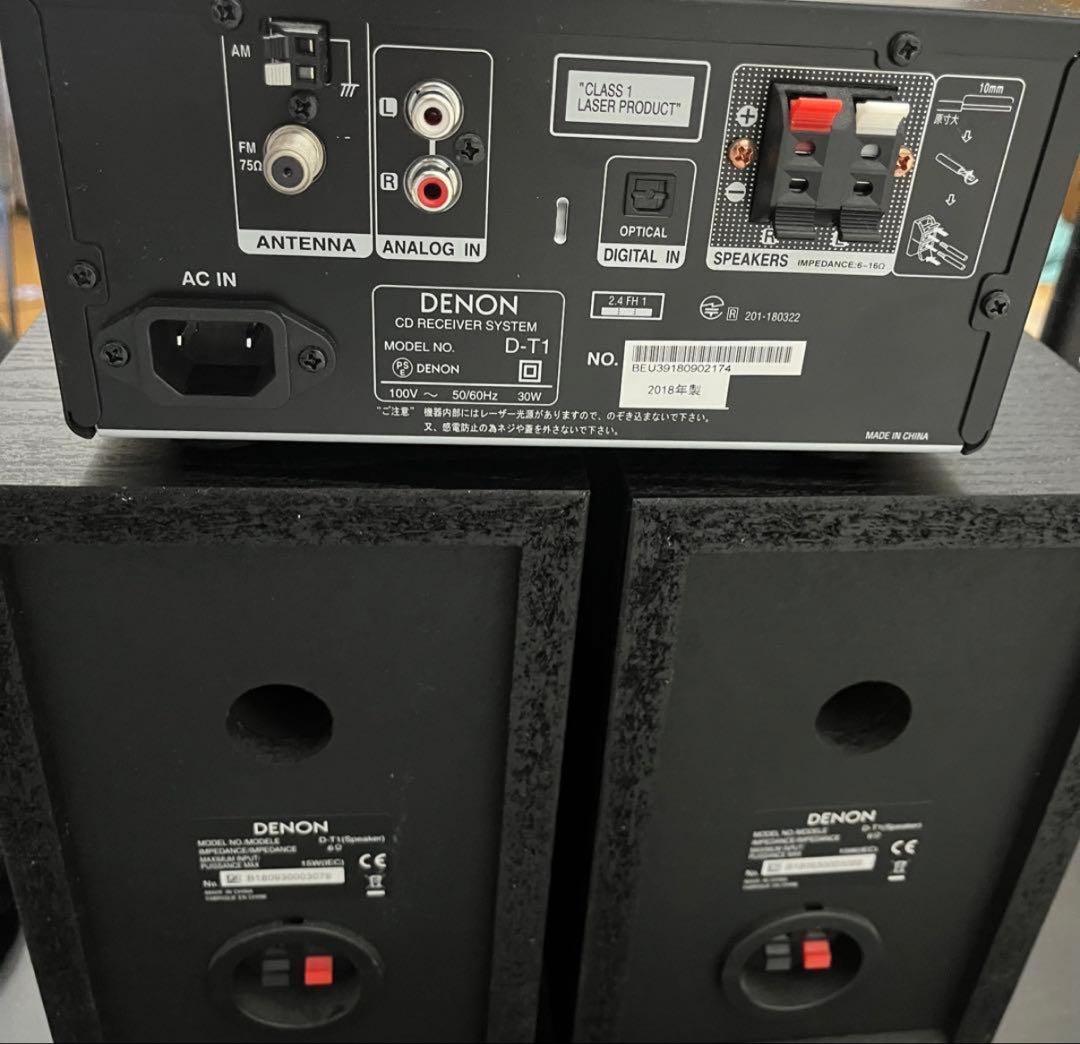 デノン D-T1-K アンプ スピーカー