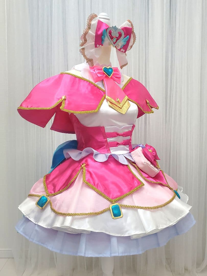 名探偵プリキュア キュアミスティック風 コスプレ衣装
