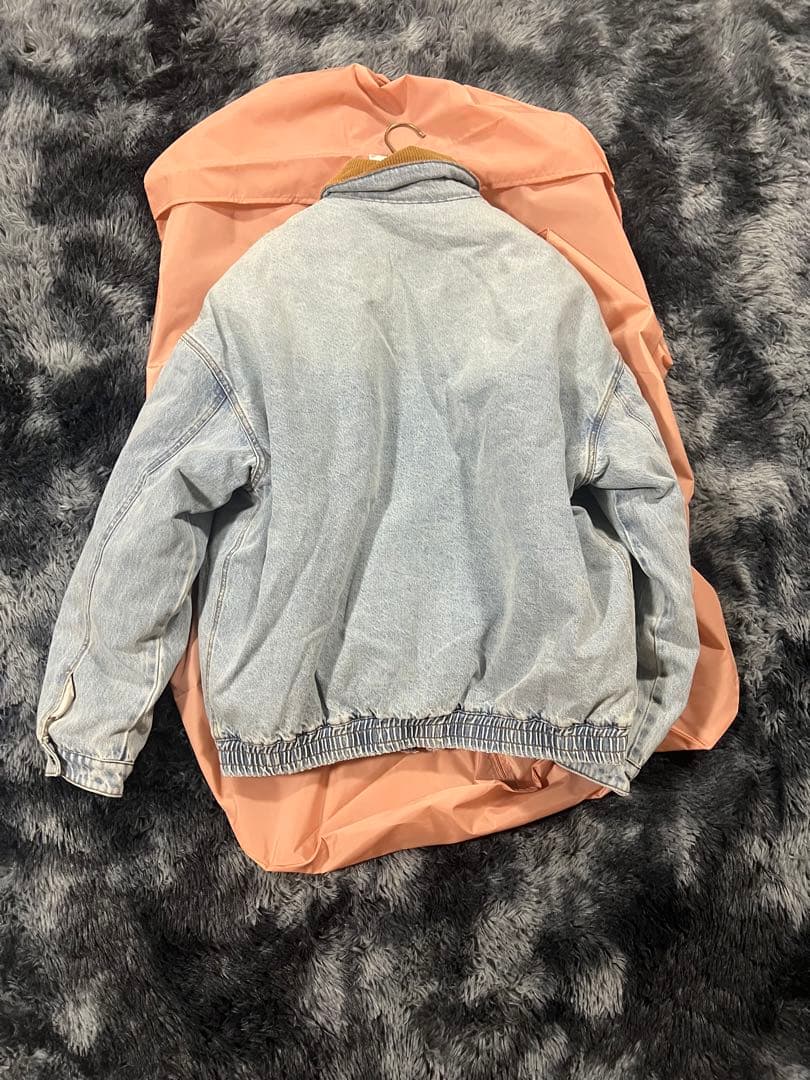 24AW Miu Miu ベルベットデニムジャケット