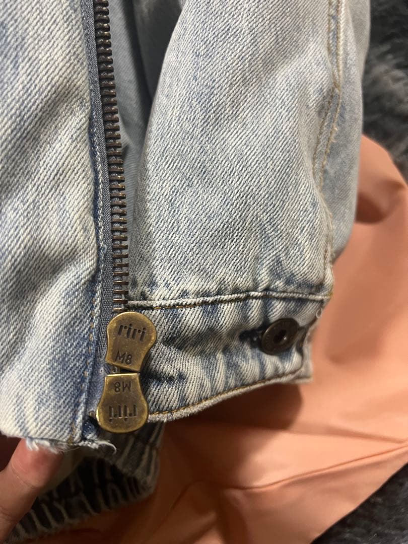 24AW Miu Miu ベルベットデニムジャケット