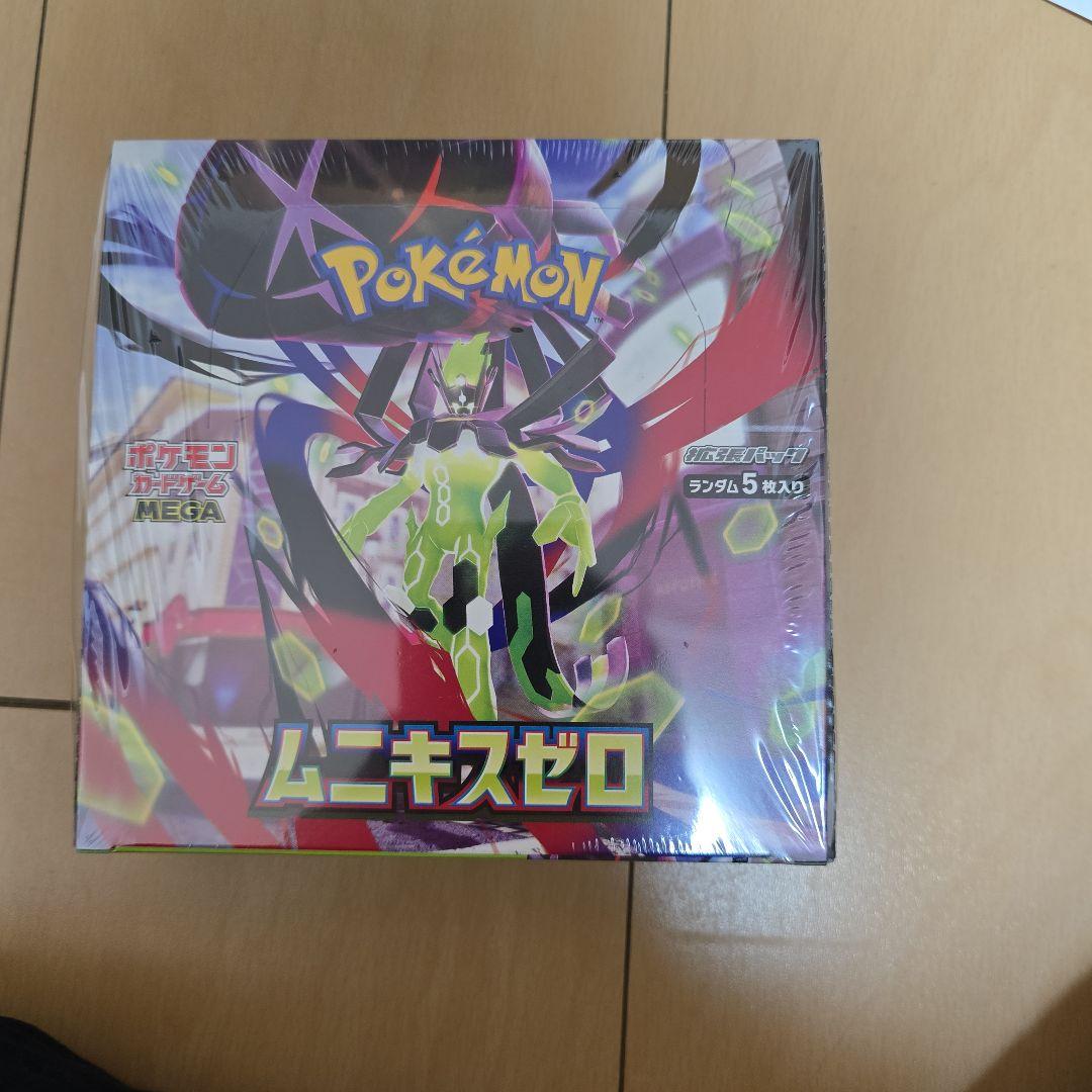 【新品、未開封、シュリンク】ポケモンカードゲーム ムニキスゼロ ボックスセット