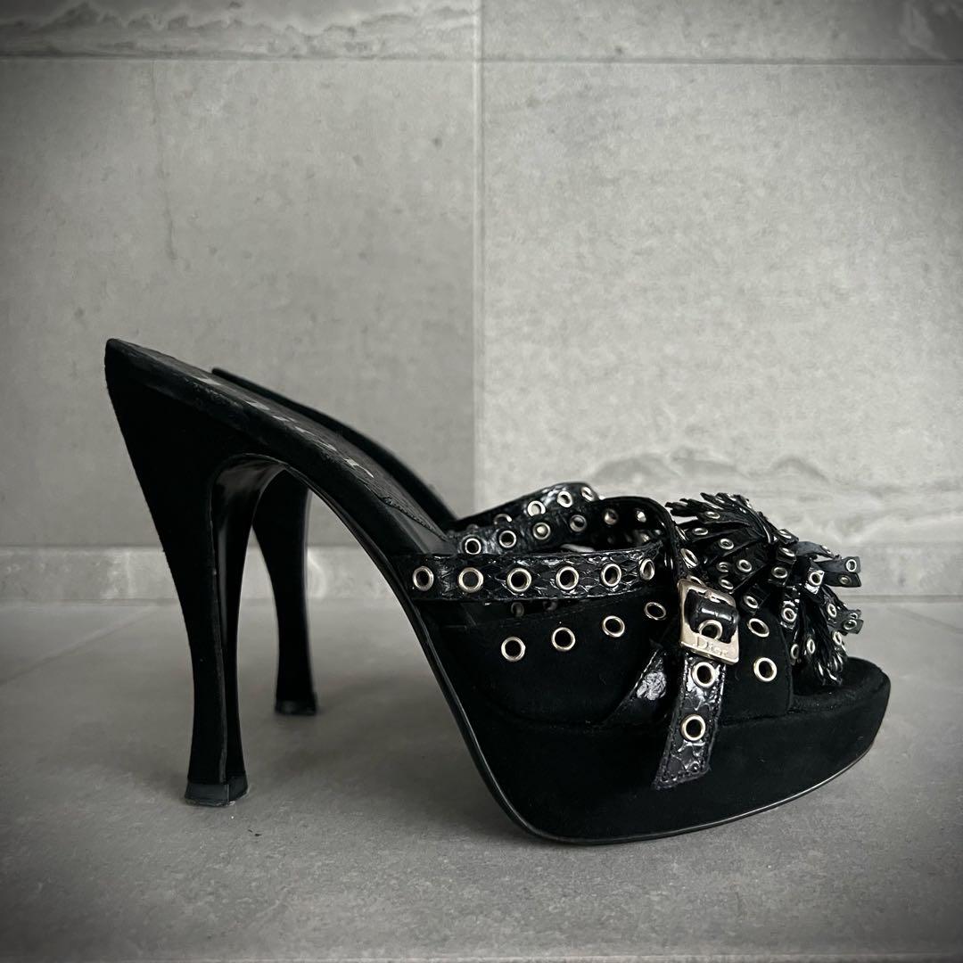 Dior ディオール　ミュール　ブラック