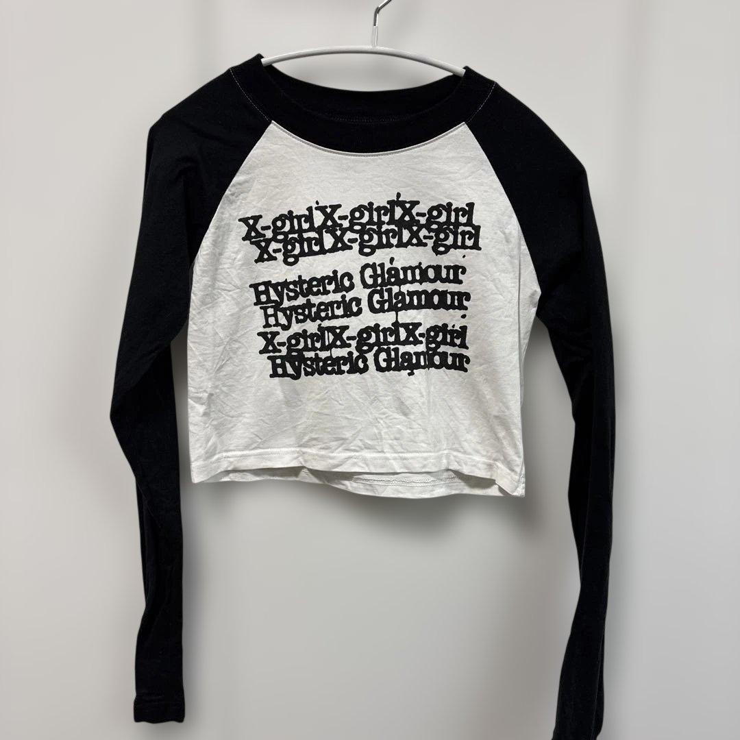 Hysteric Glamour×X-girlコラボ　完売品⭐︎ラグラン　Sサイズ