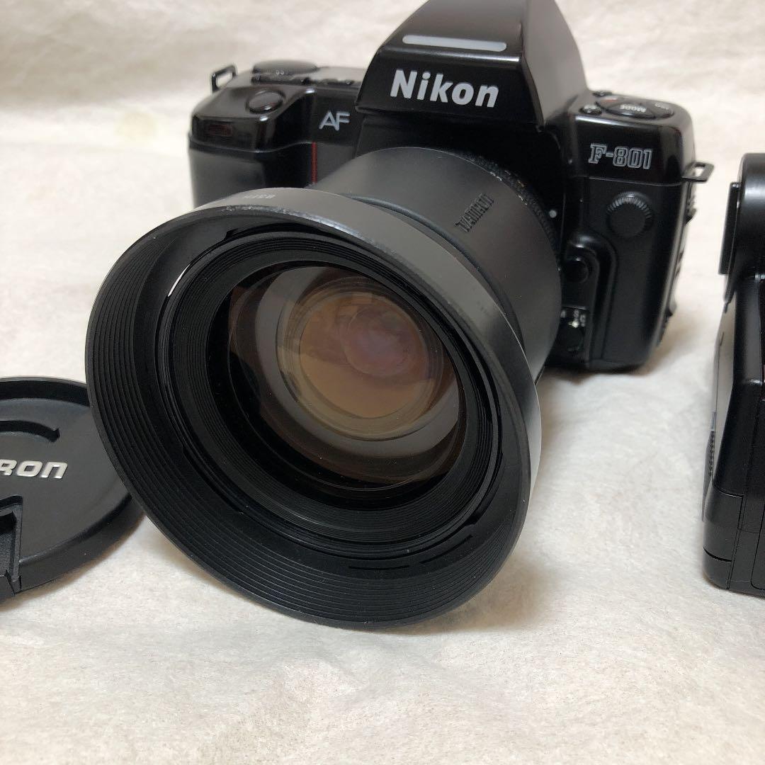 NIKON F801 タムロンズームレンズ　ストロボ付き