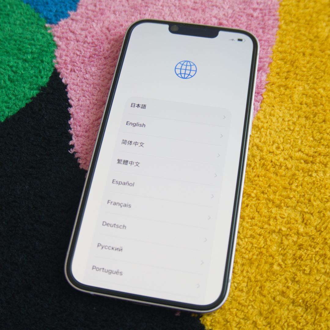 iphone 14 128g simフリー　パープル