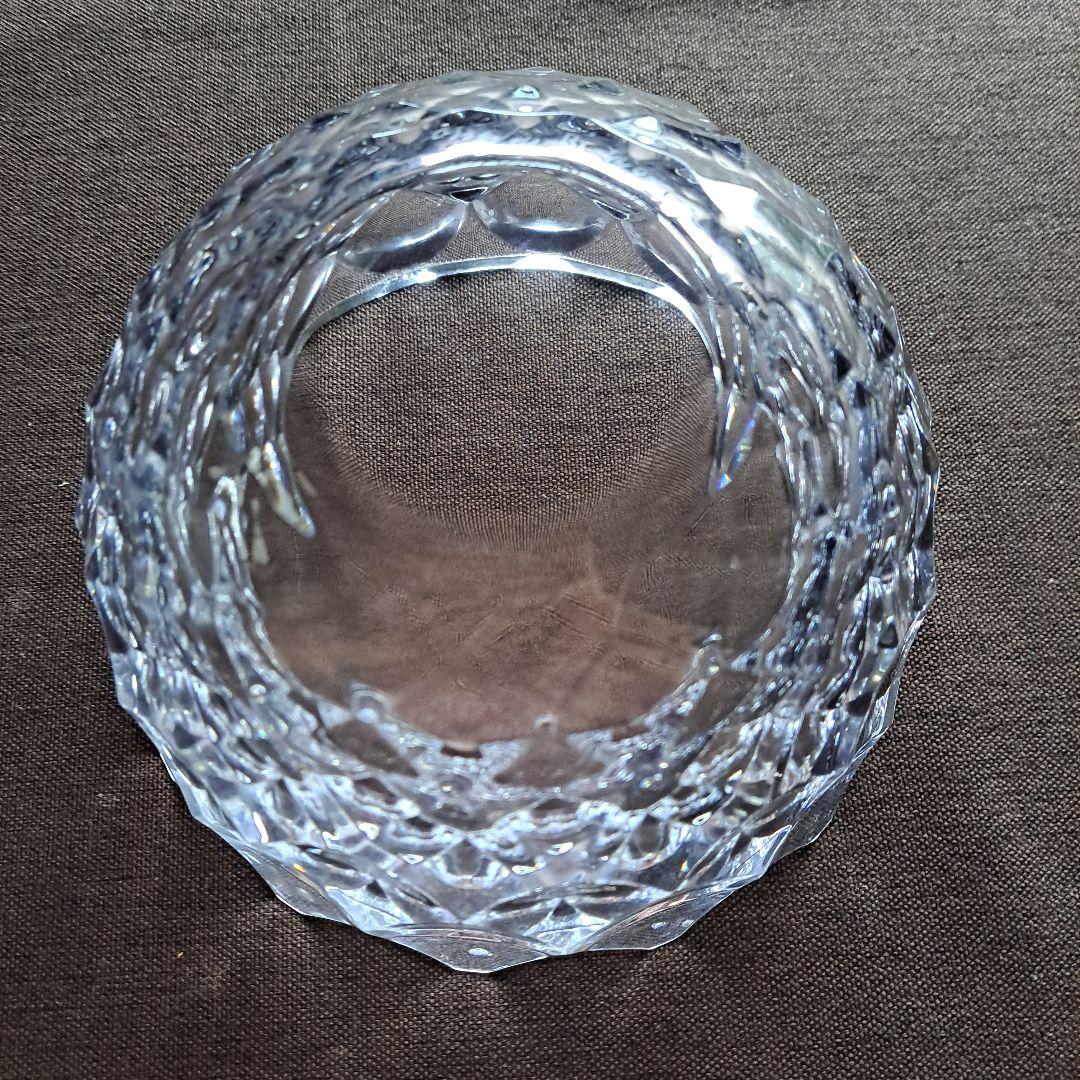 オレフォス Orrefors SWEDEN クリスタル花器 ボウル