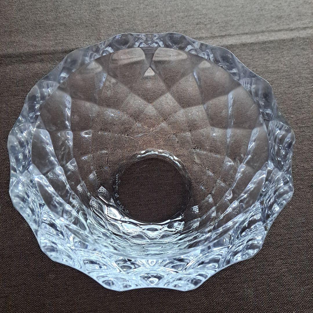 オレフォス Orrefors SWEDEN クリスタル花器 ボウル