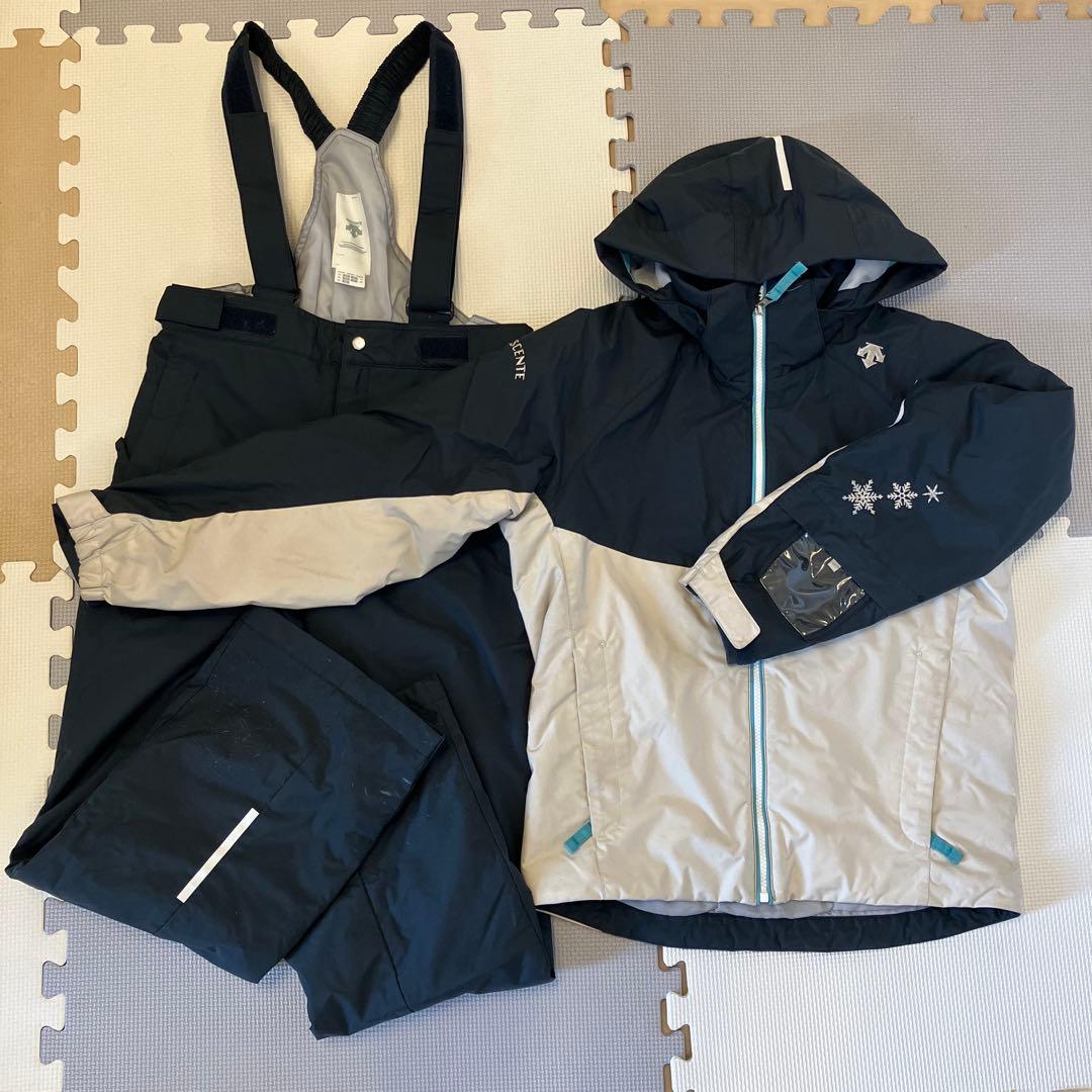 DESCENTE デサントスキーウェアセット ネイビーグレー　150