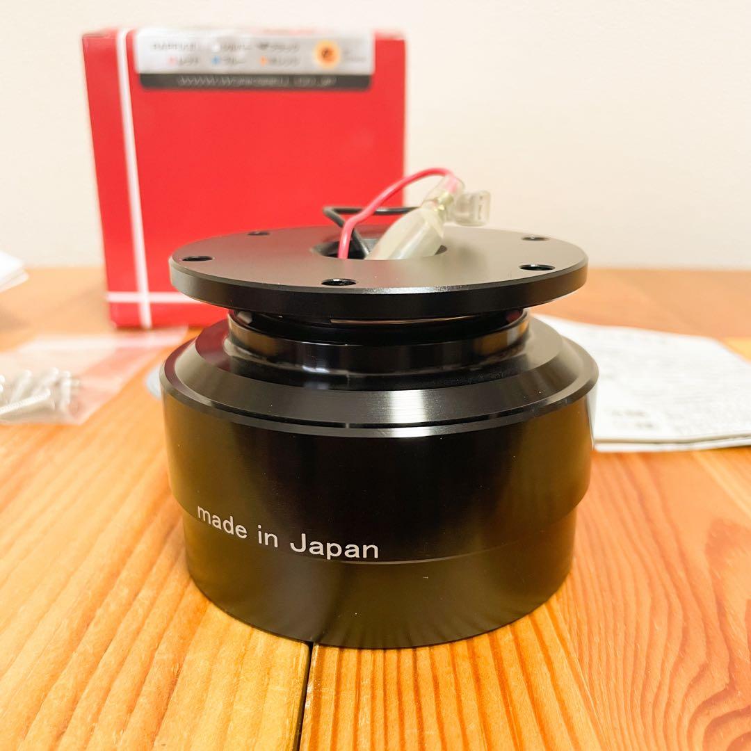 【美品】 ワークスベル ラフィックス2 ステアリング ボス ブラック