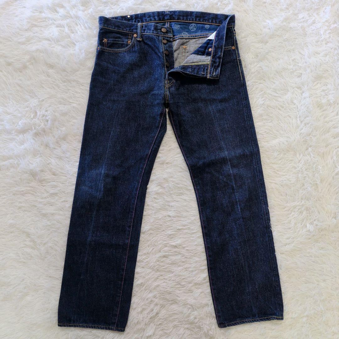 桃太郎ジーンズ 銅丹レーベル 大戦系 デニム セルビッチ ボタンフライ 日本製