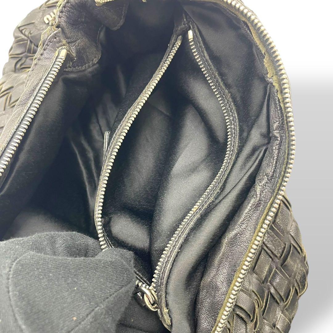 00s archive MIUMIU 希少　クラッチバッグ　イントレ　レザー　黒