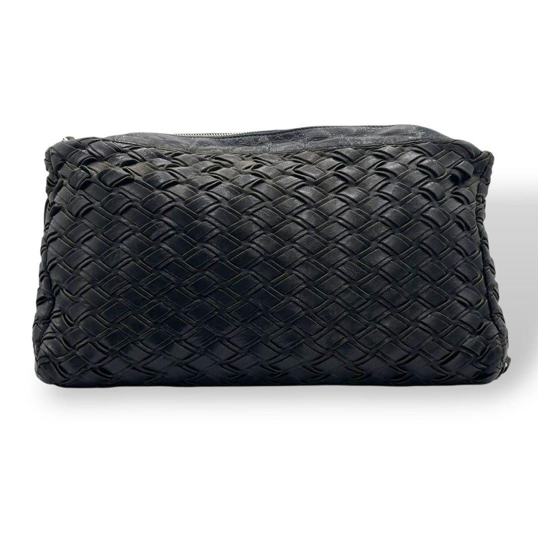 00s archive MIUMIU 希少　クラッチバッグ　イントレ　レザー　黒