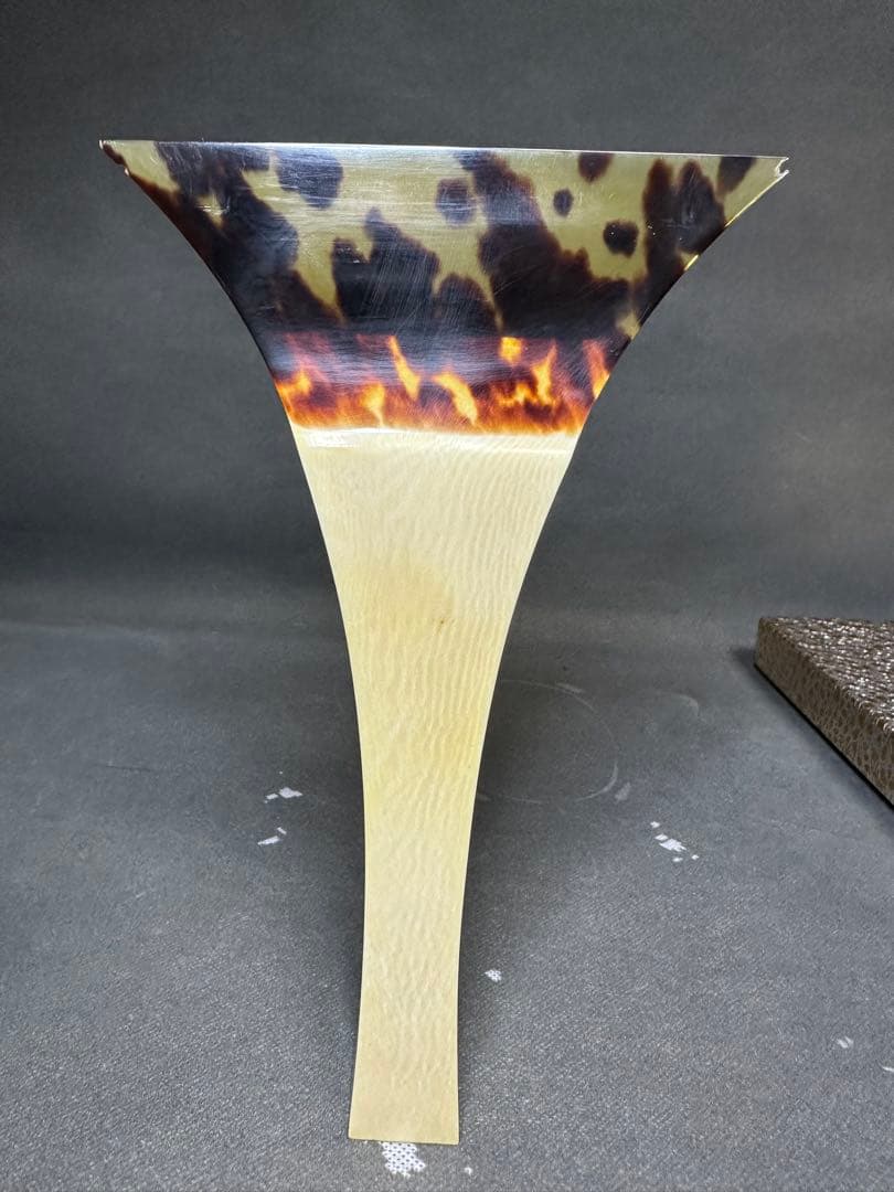 津軽三味線　鼈甲撥　撥　バチ　天然素材　和楽器　民謡　アンティーク　細密細工