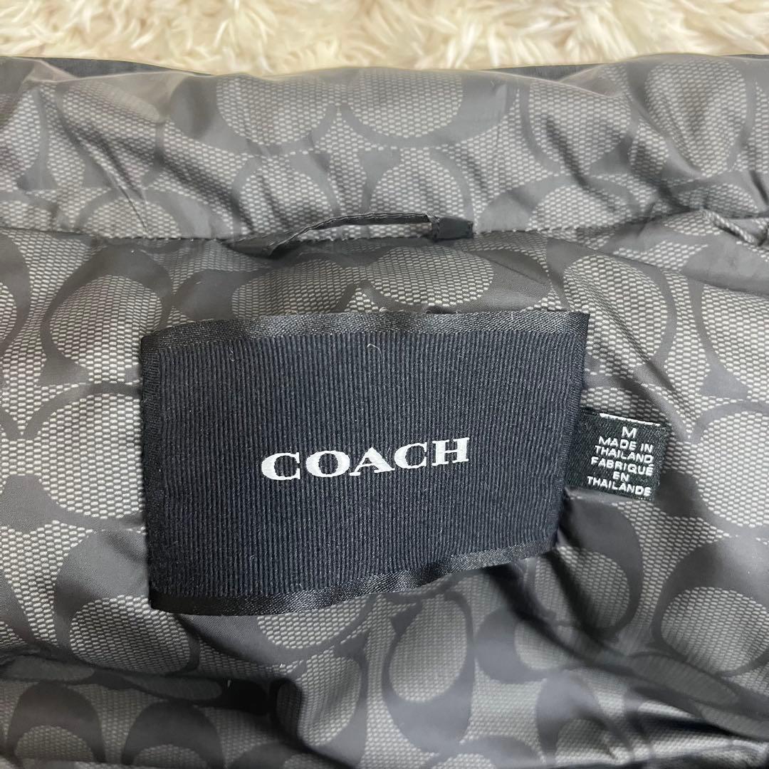 コーチ　COACH ダウンベスト　シグネチャー　Cロゴ　黒　ブラック　C5036