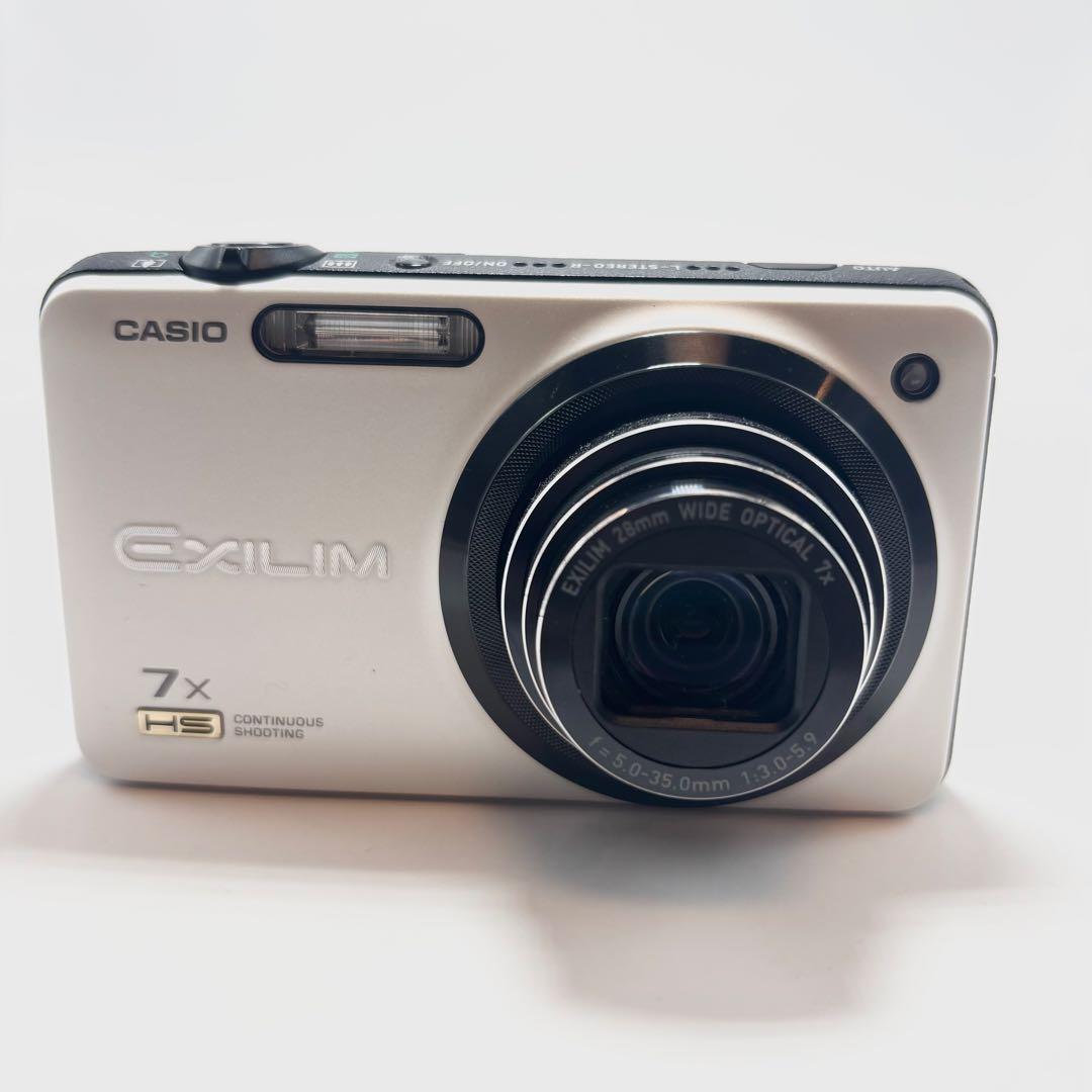 【美品】CASIO EXILIM EX-ZR15 ホワイト デジタルカメラ