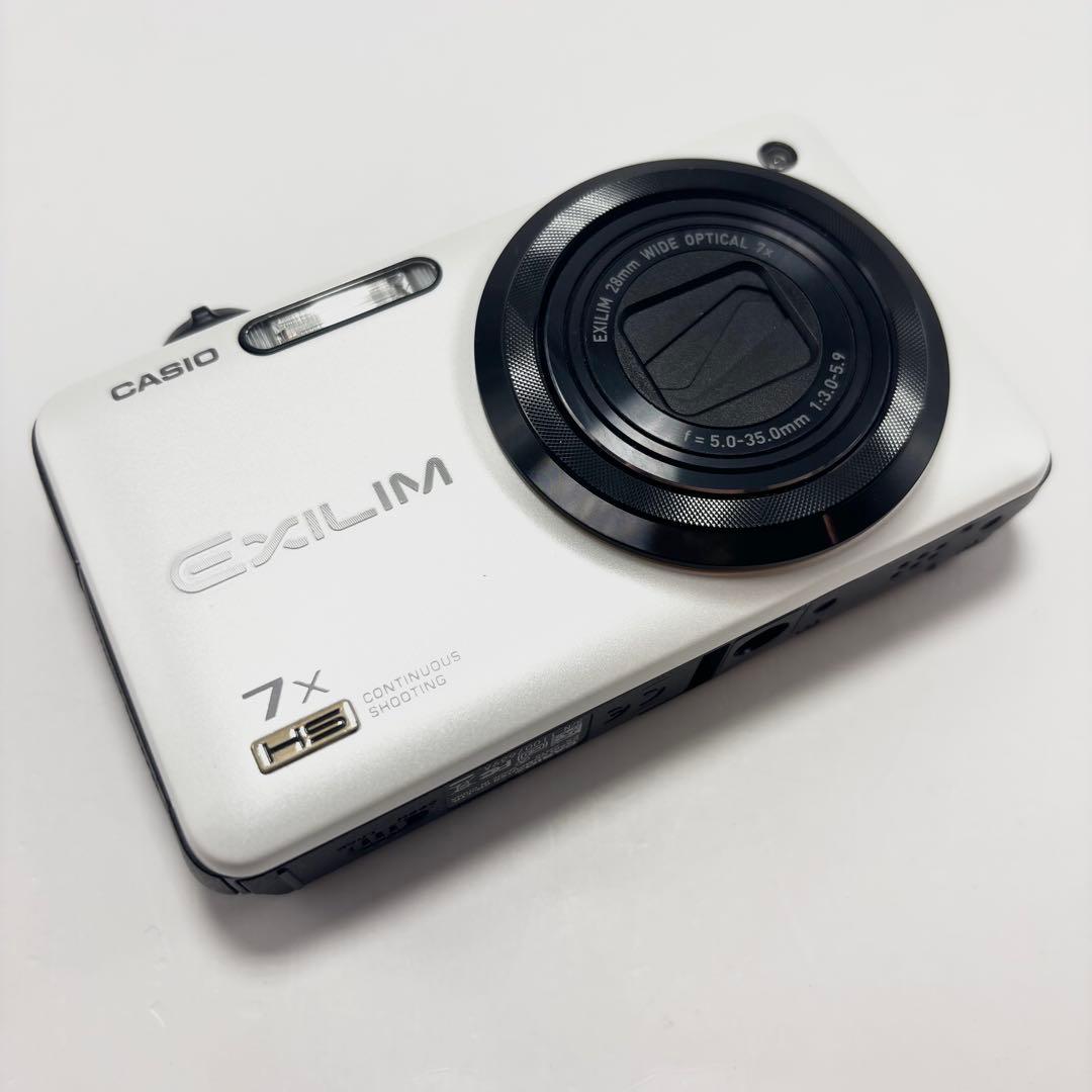 【美品】CASIO EXILIM EX-ZR15 ホワイト デジタルカメラ