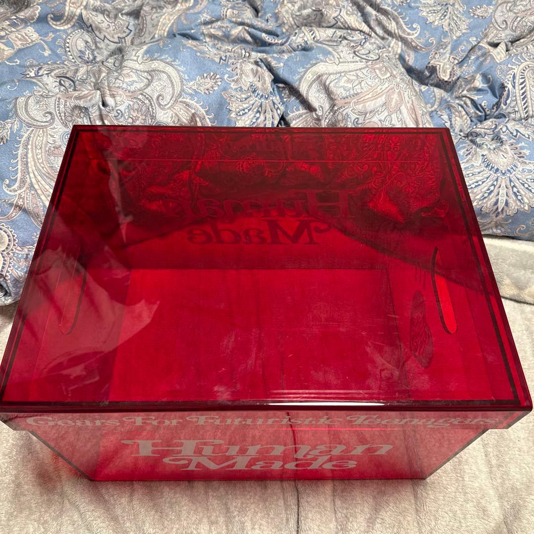 Human Made 透明赤ボックス