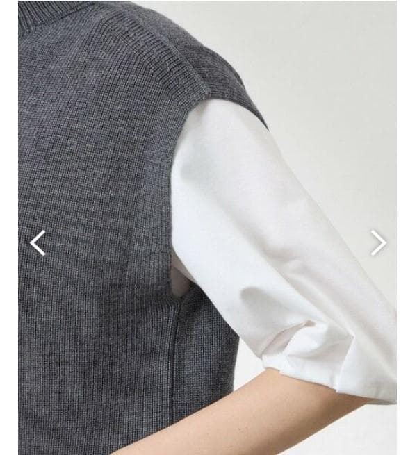 現行品♡アマカamaca 2025AW♡チュニックニットベスト♡ジレ