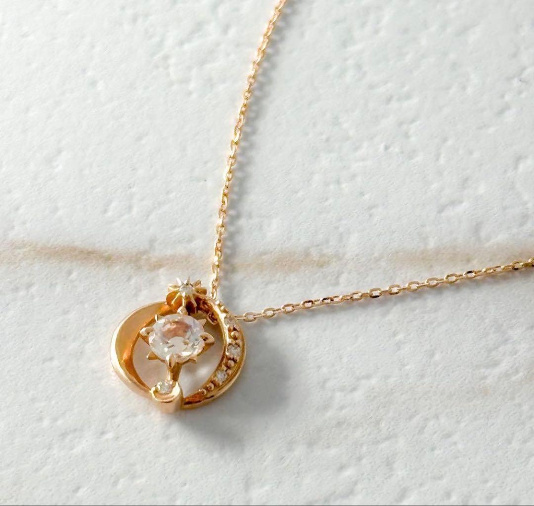 K18 ゴールドトーン ネックレス