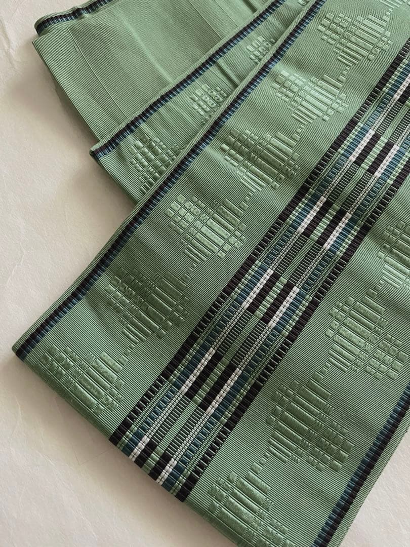 綿麻浴衣と半巾帯セット