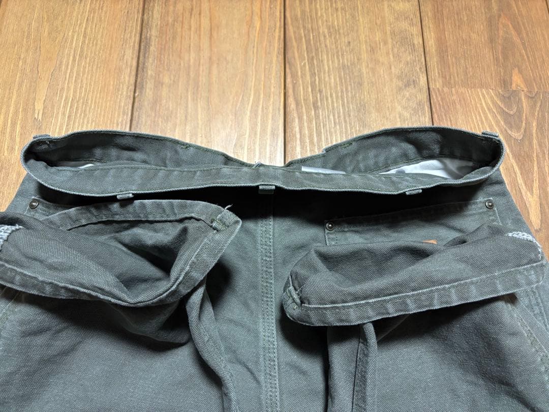 h*K様 Carharttダブルニー B136 MOS W34 L32　Lサイズ