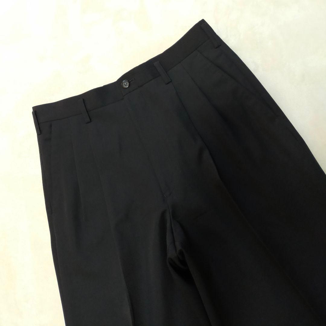 美品　80S 90S　Y'S　黒無地　2Bスーツ　セットアップ