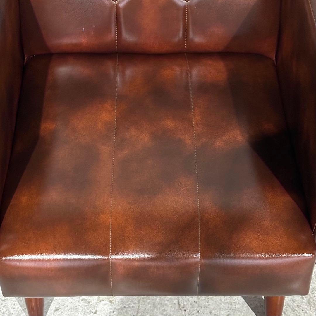 ✦70s✦ ヴィンテージ ソファー ダイヤステッチ レトロ 喫茶店スタイル　合皮