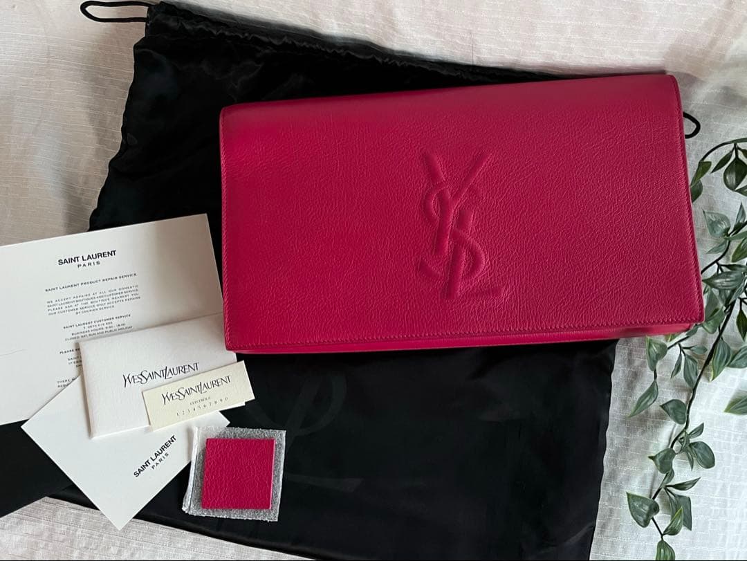 サンローラン クラッチ イブサンローラン クラッチバッグ ピンク