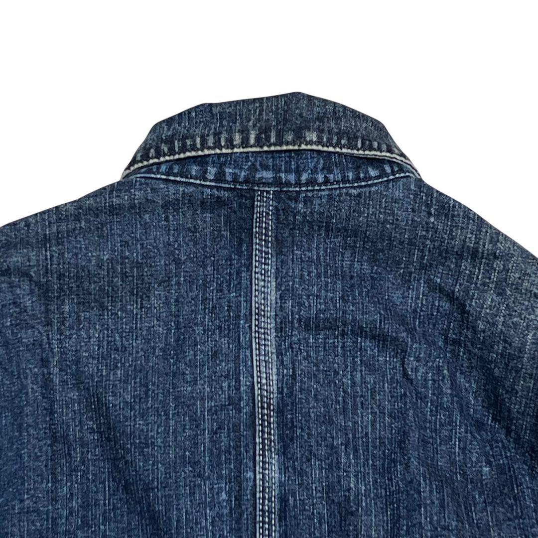 Carhartt カバーオール デニム M インディゴ 濃紺 ボタンロゴ