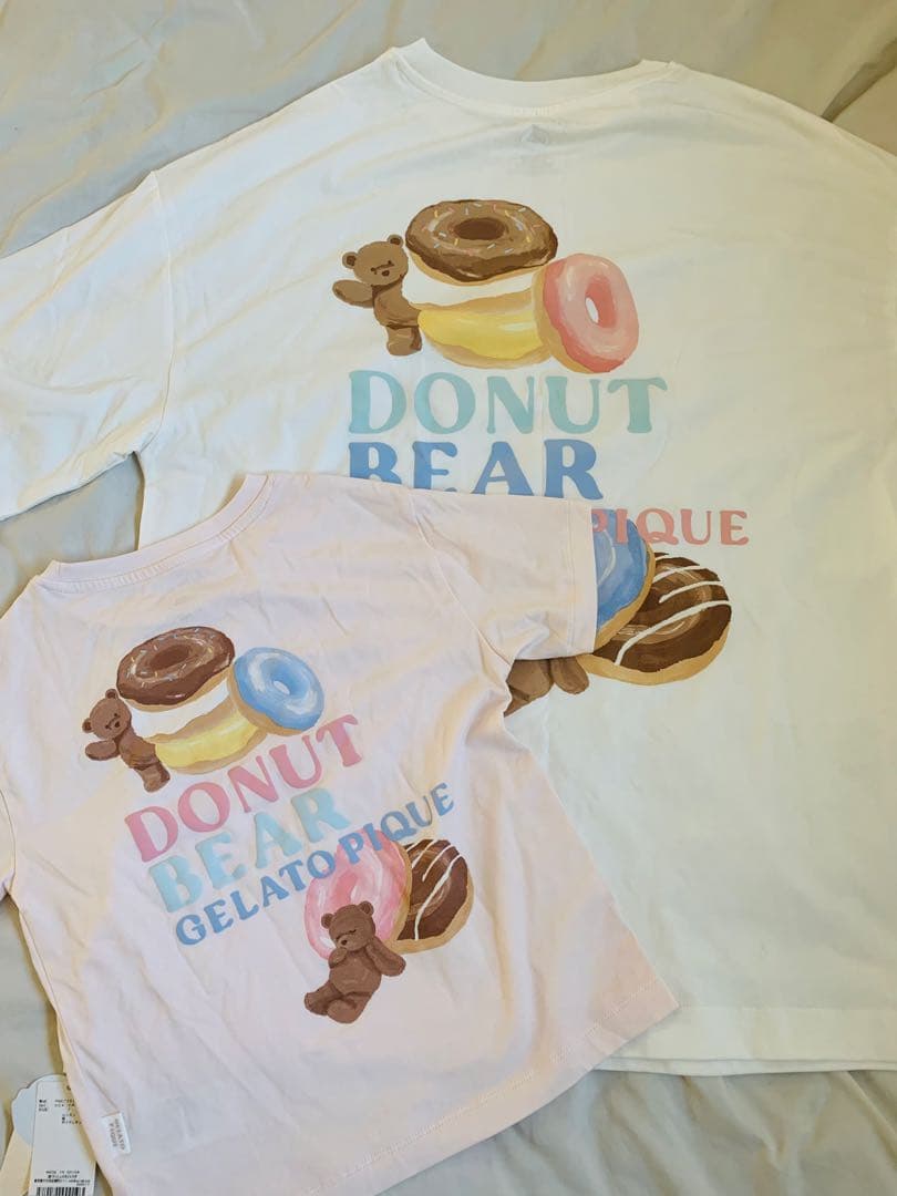 【新品】GELATO PIQUE ドーナツベア Tシャツ 親子セット100cm