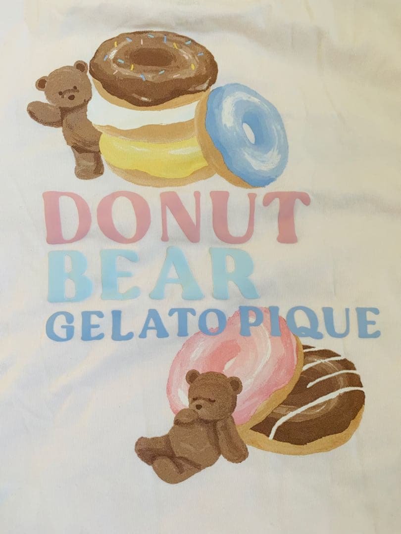 【新品】GELATO PIQUE ドーナツベア Tシャツ 親子セット100cm