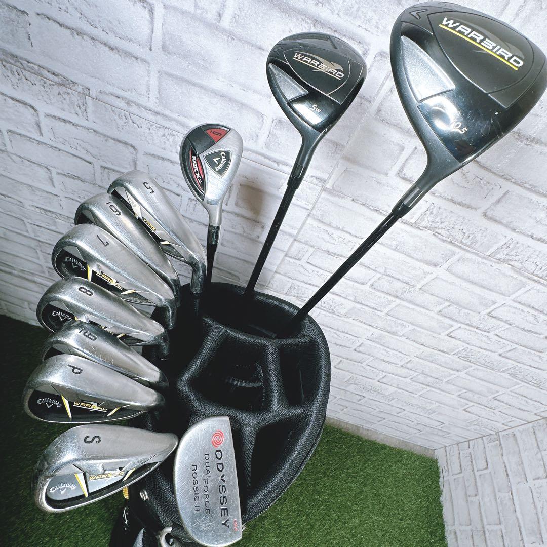 キャロウェイ ウォーバード メンズゴルフセット 初心者 入門 11本 オデッセイ