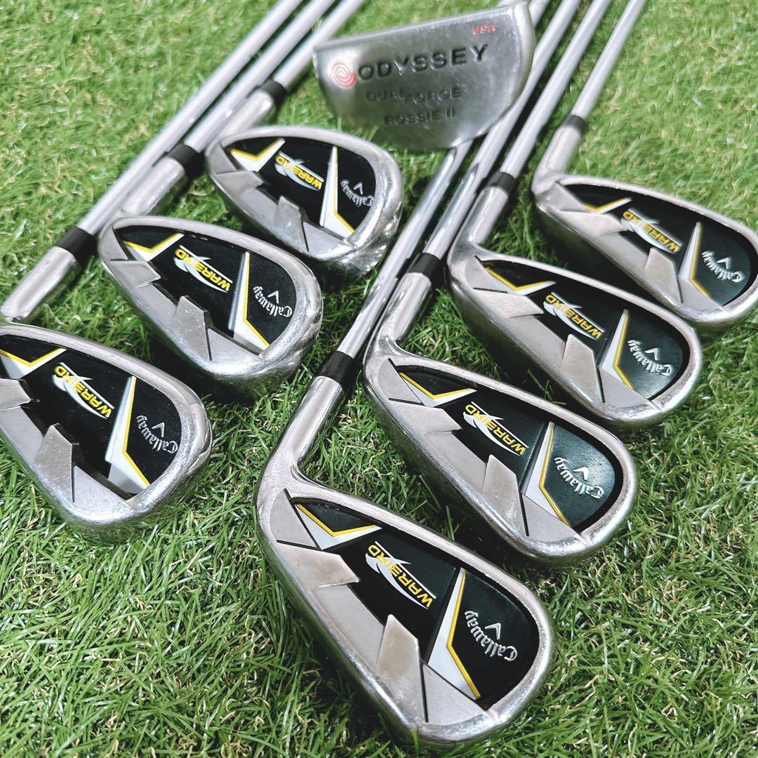 キャロウェイ ウォーバード メンズゴルフセット 初心者 入門 11本 オデッセイ