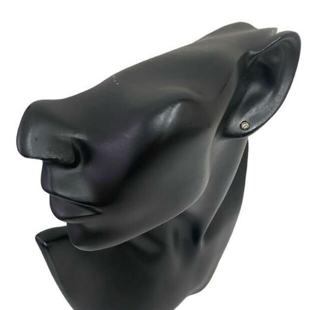 メ*マ様 K18PG 18金ピンク ダイヤモンド0.220ct 片耳ピアス ブラ