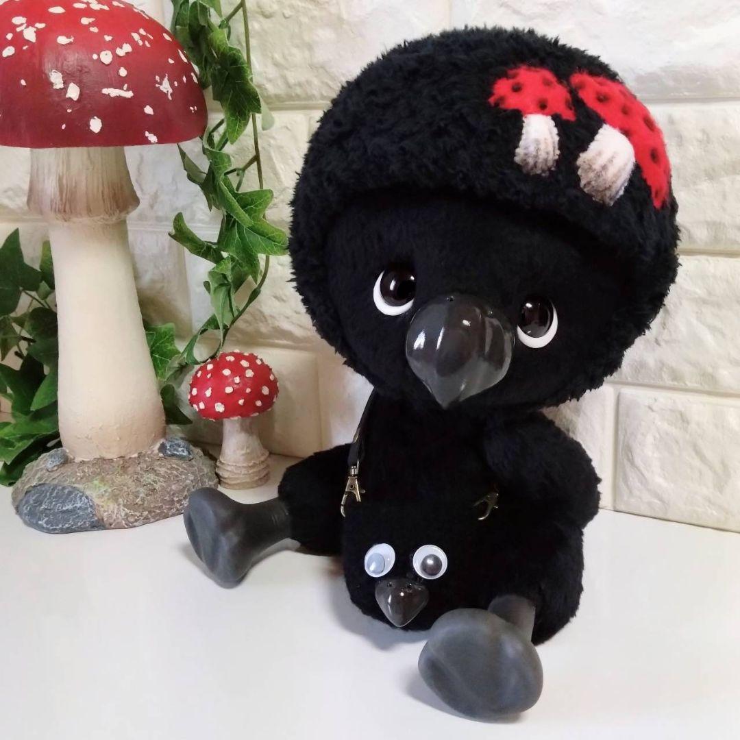 ぬいぐるみ✽アートドール✽カラスのかーくん✽手足可動✽デラックスサイズ