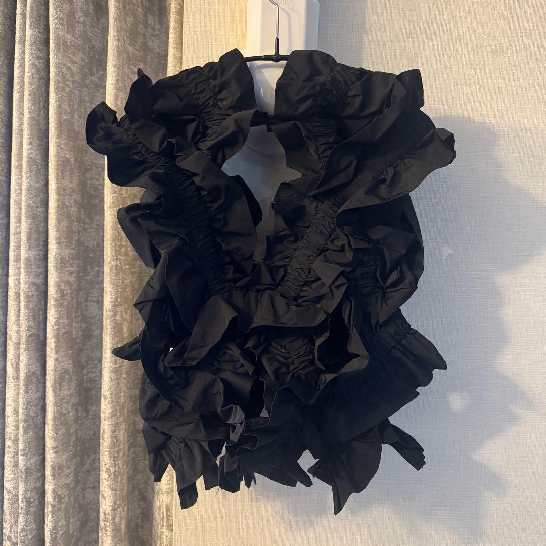 【試着のみ】STUDIOUS別注　HOUGA Kiki frill vest