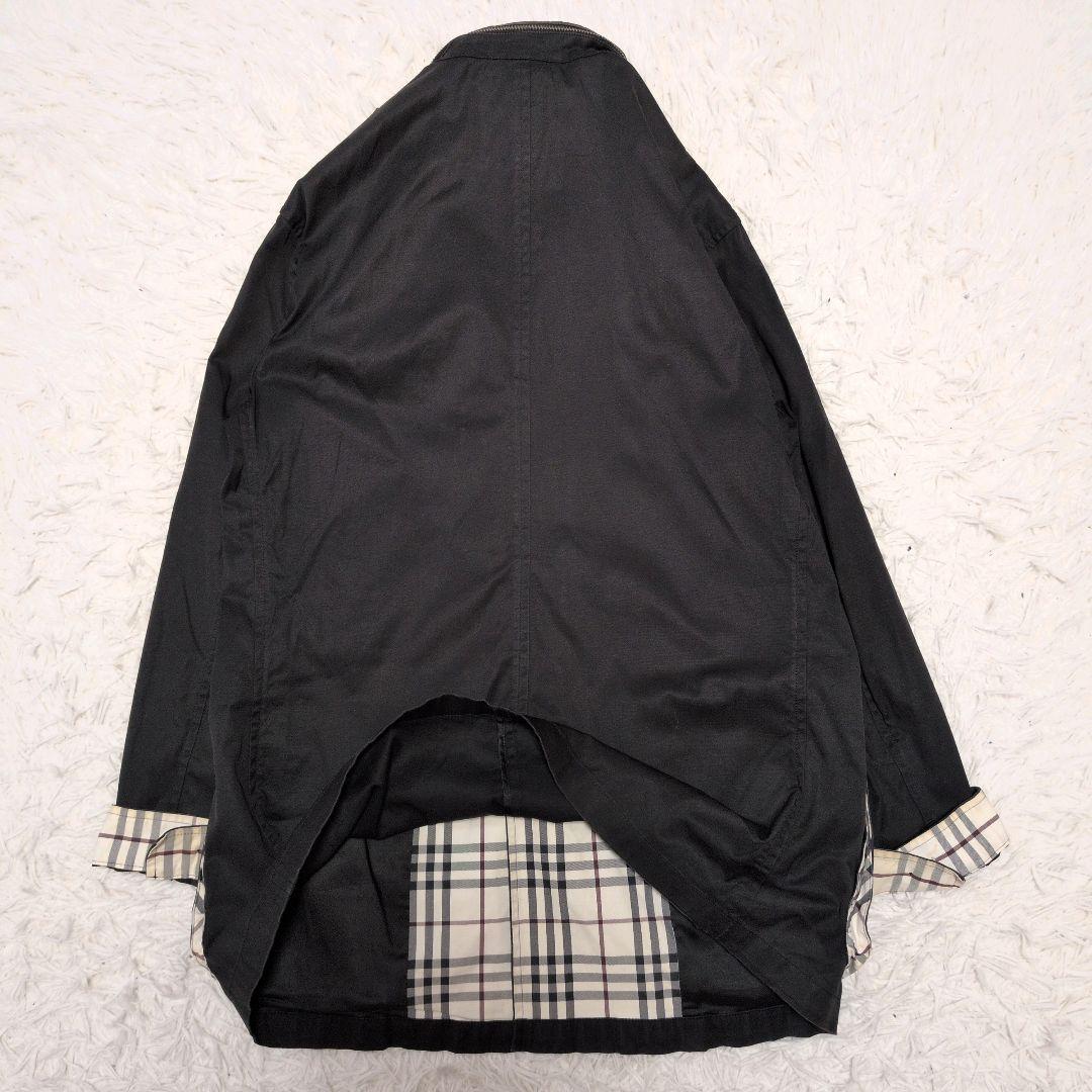 【人気】バーバリーブラックレーベル☆ノバチェック　ミリタリー　コート