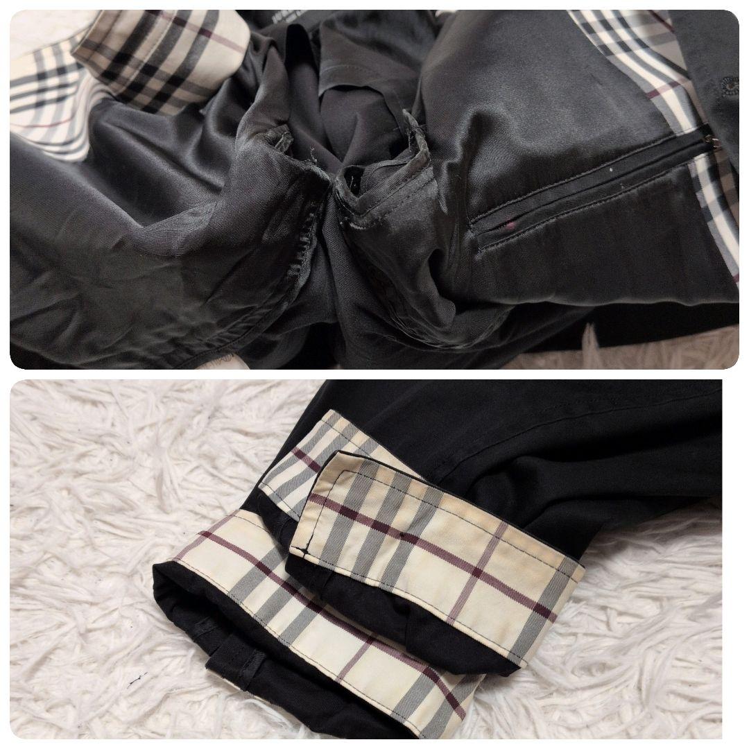 【人気】バーバリーブラックレーベル☆ノバチェック　ミリタリー　コート