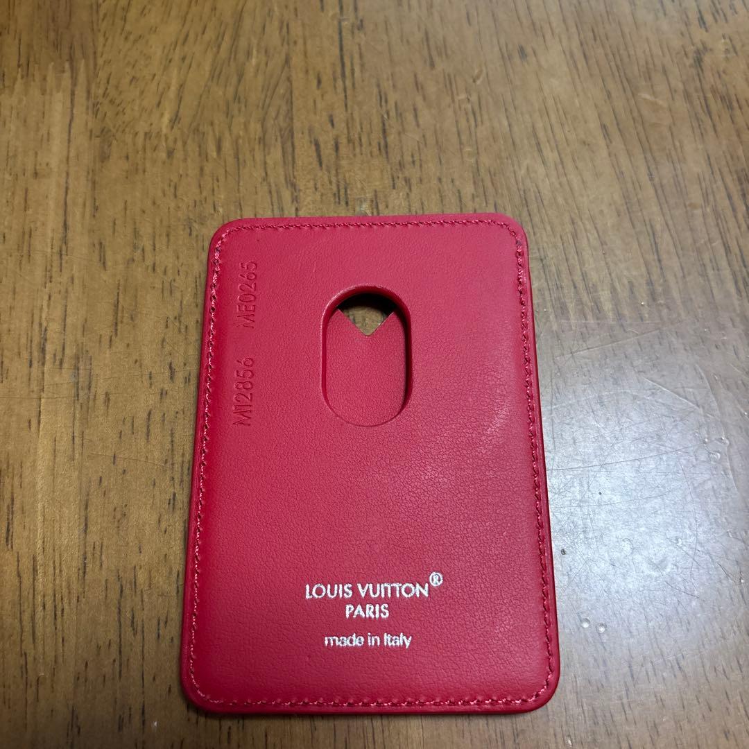 Louis Vuitton カードケース ブラウン/レッド