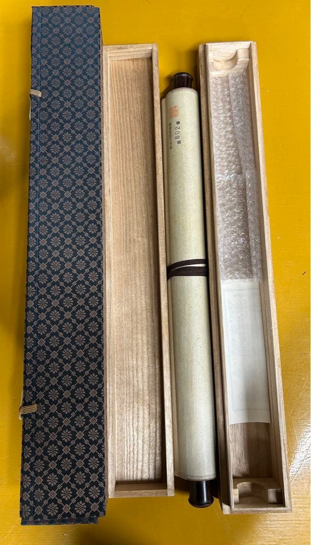 「枯木鳴鵙」　宮本武蔵　掛け軸 掛軸 共箱あり 限定1000部謹製 802番