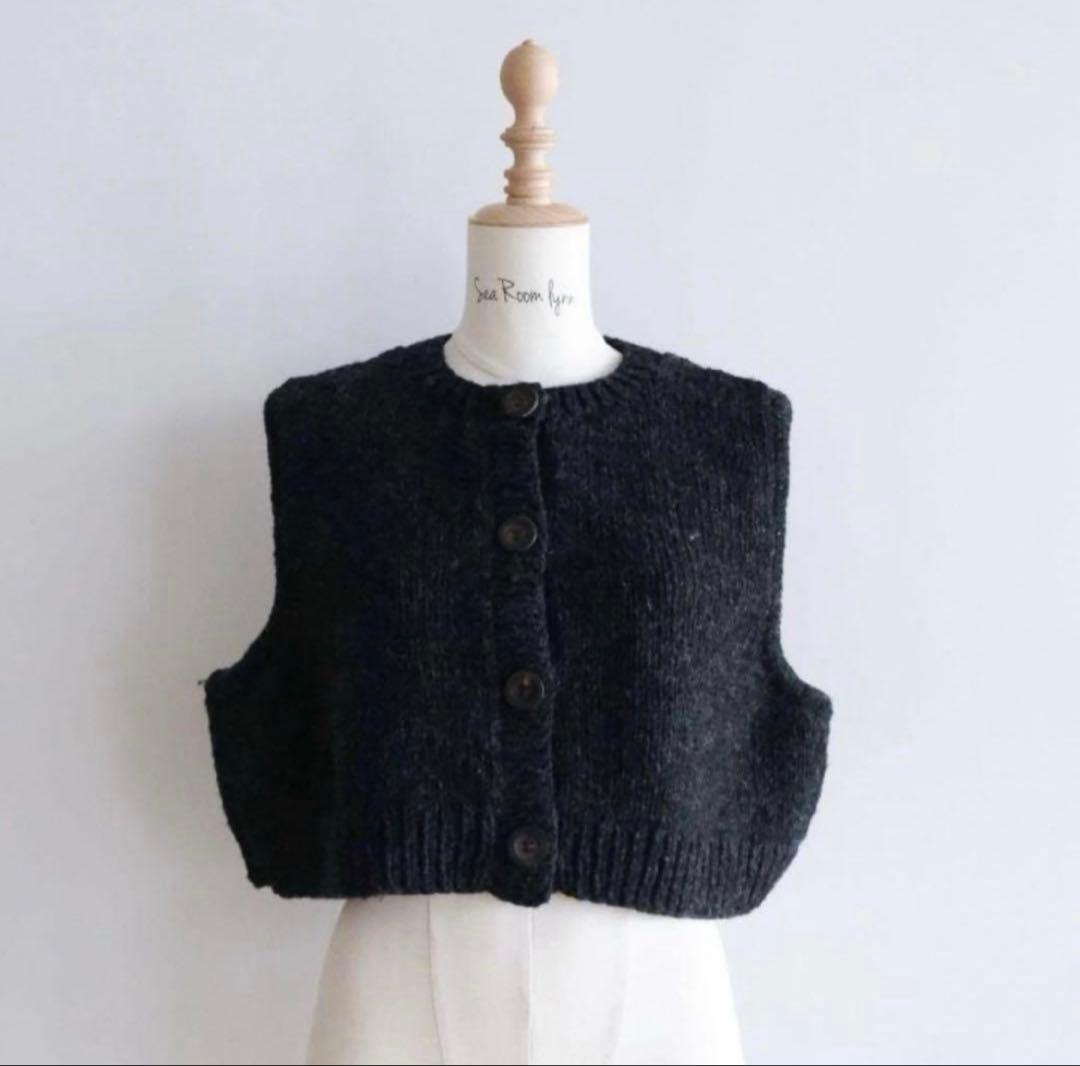 美品SeaRoomlynn NPL HMチャビーベスト ブラック