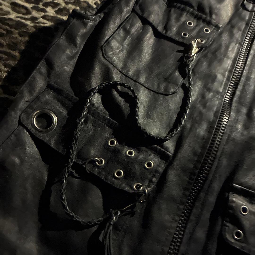 hiderock coating vest ギミック パンク お兄系