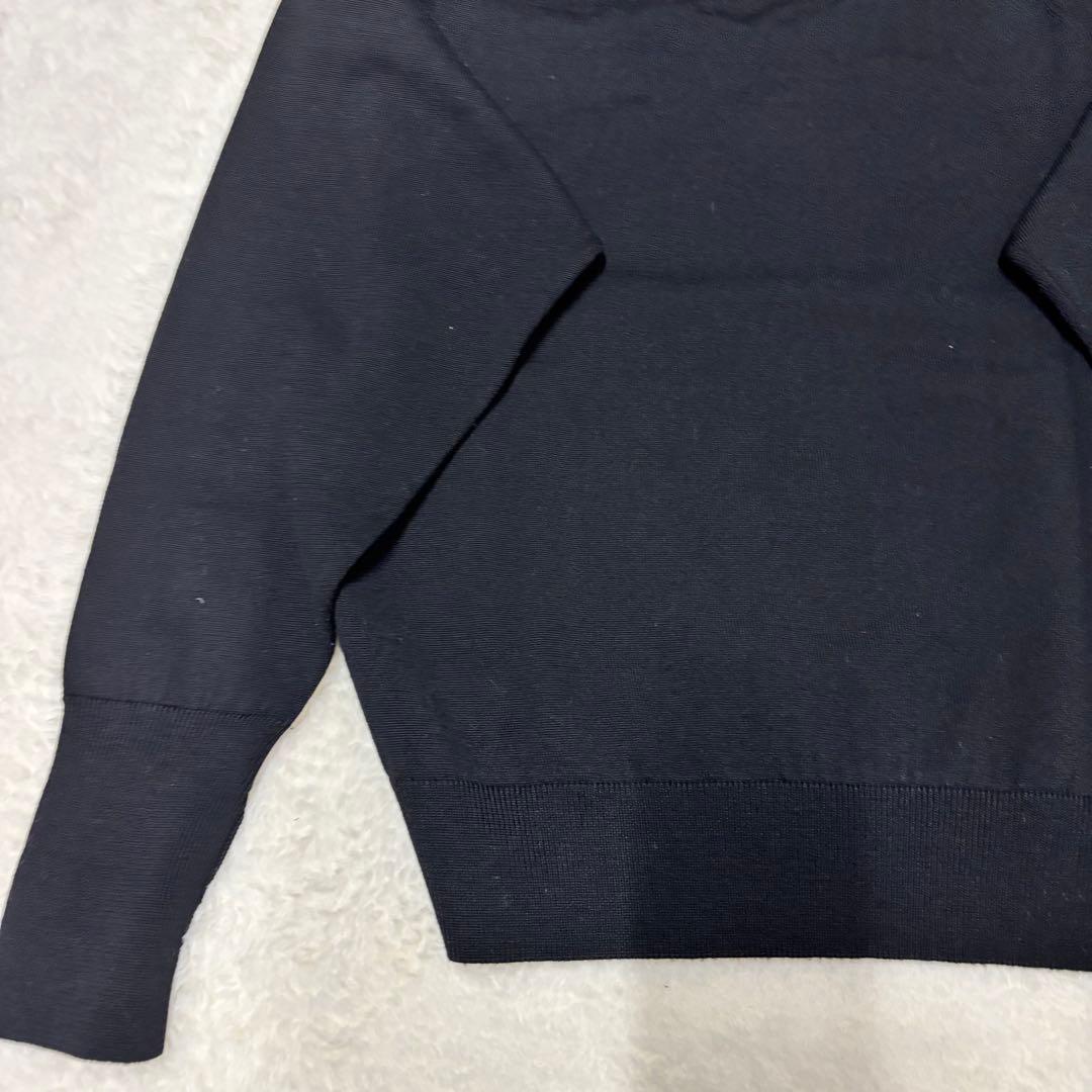 クリスチャンディオール　ウール100% 長袖ニットセーター　ブラックM（E1