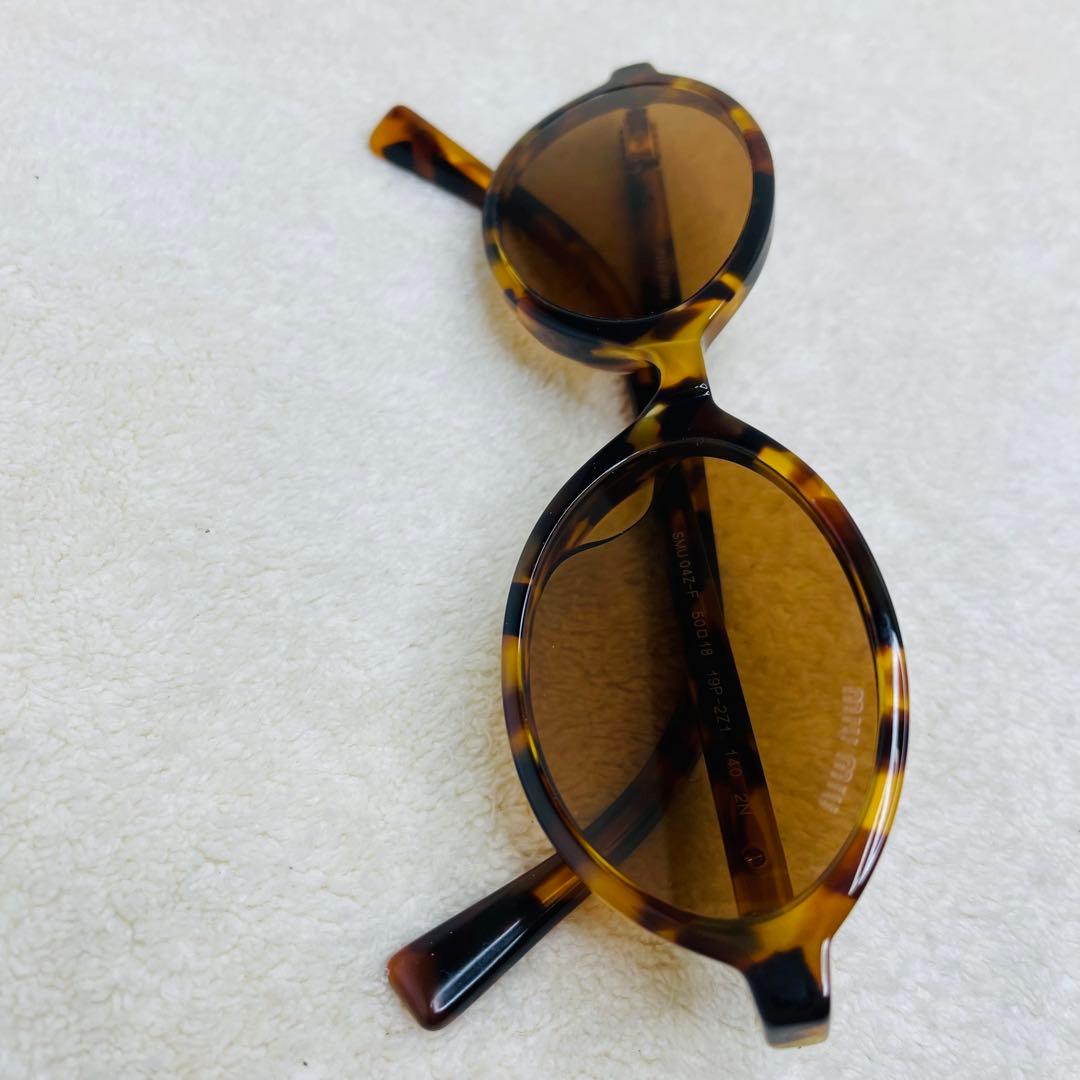 miumiu ミュウミュウ ウォニョン リガード サングラス ブラウン