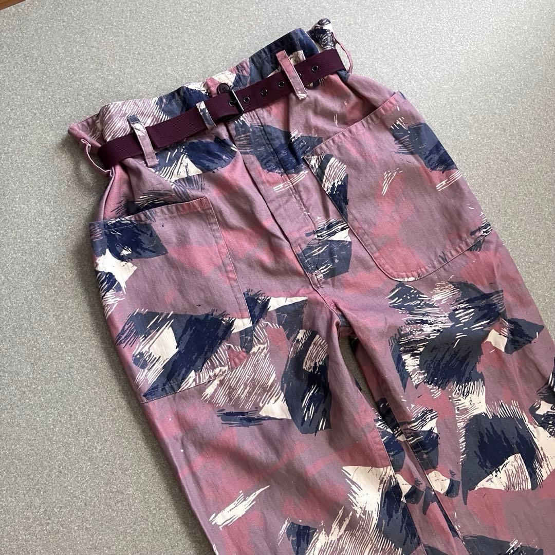 新品✨近年 イザベル マラン エトワール 花柄 パンツ RINNY ベルト付き